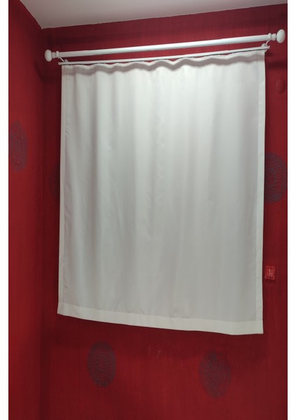 Yeni Sezon Peteküstü Ekru Kalın Saten Güneşlik Tüm Tül Perdelere Uyumlu