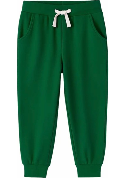 Punıx Kıds Özel Seri Düz Renk %100 Pamuk Şardonlu Kışlık Erkek Çocuk Eşofman Altı