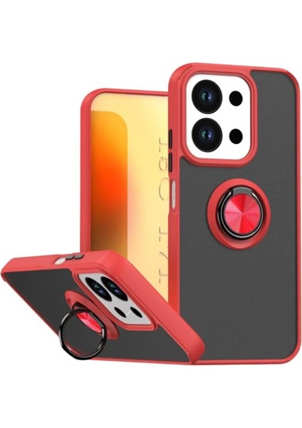 Xiaomi Redmi 15C Kılıf Montreal Yüzüklü Standlı Arkası Buğulu