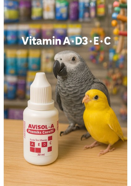 Biyo Avisol-A Kuşlar Için Vitamin