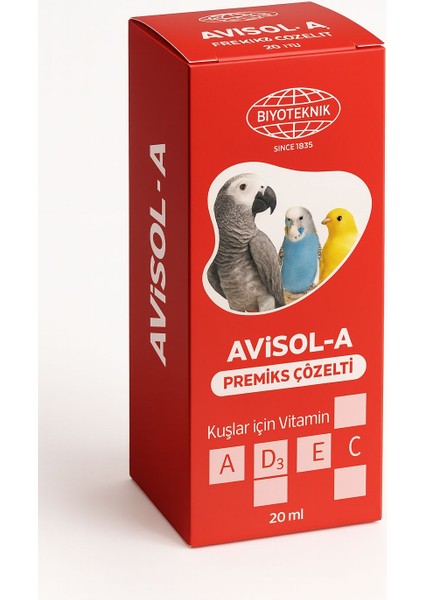 Biyo Avisol-A Kuşlar Için Vitamin fiyatları