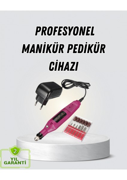- Profesyonel Tırnak Manikür Aleti – Şarjlı, Ayarlanabilir Hız, Düşük Titreşim ve Sessiz Motor Teknolojisi