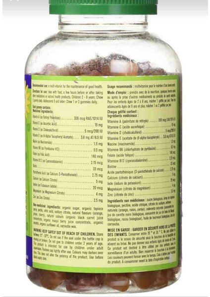 Signature Children's Multivitamin 250 Gummies-2 Yaştan Itibaren Çocuklar Için-Organik Içerikli-Usa modelleri