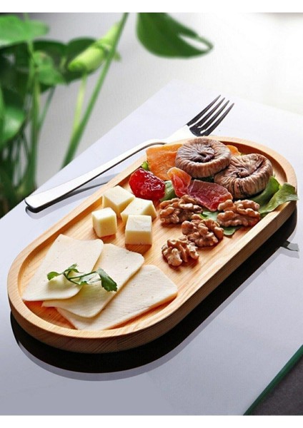 Bambu Sunum Tabağı & Yağdanlık Altı Tabağı 26 cm