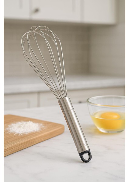 Çelik Büyük Yumurta Çırpıcı 32 cm