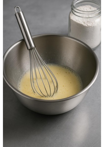 Çelik Küçük Yumurta Çırpıcı 14 cm