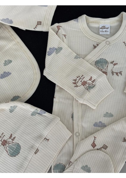 Paraşüt Desen Tulumlu 5'li Set fiyatları