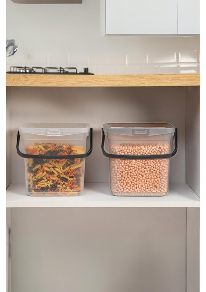 2’li Multibox Erzak Saklama Kabı & Saklama Kutusu 6 Lt Şeffaf fiyatları