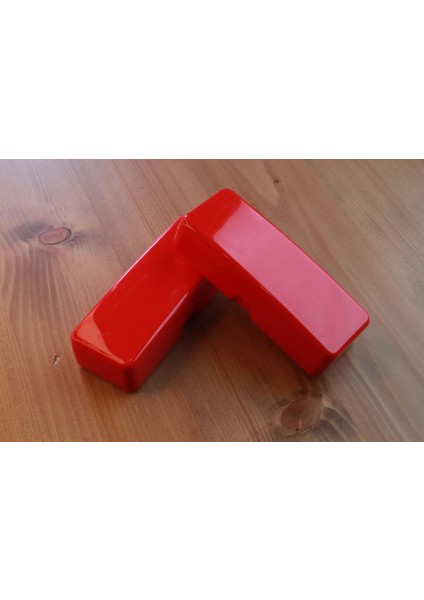 Gözlük Kabı Kutusu 2'li- Süper Dayanıklı Kırmızı Model-