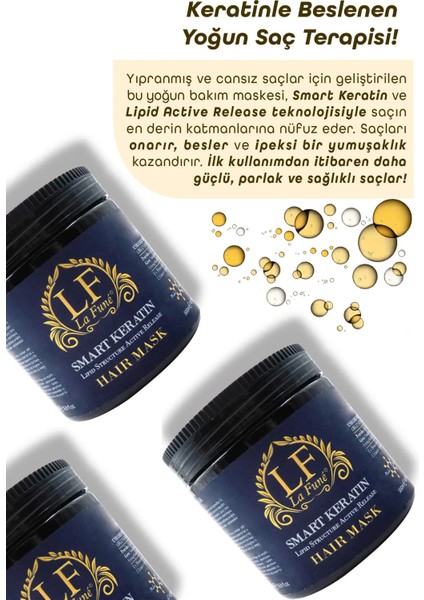 Smart Keratin Micellar Teknolojili Onarıcı Saç Bakım Kremi 500 ml fiyatları