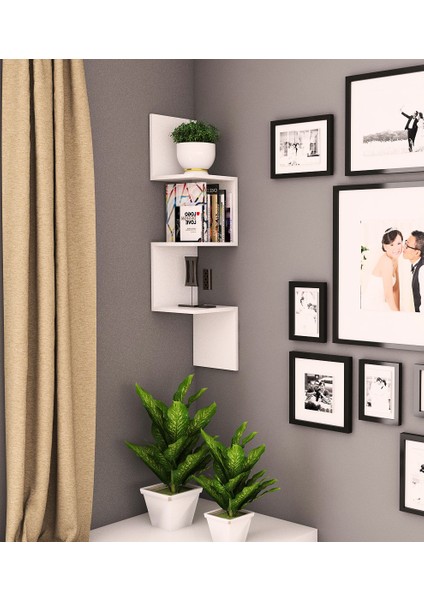 Duvar Rafı Leon Beyaz modelleri