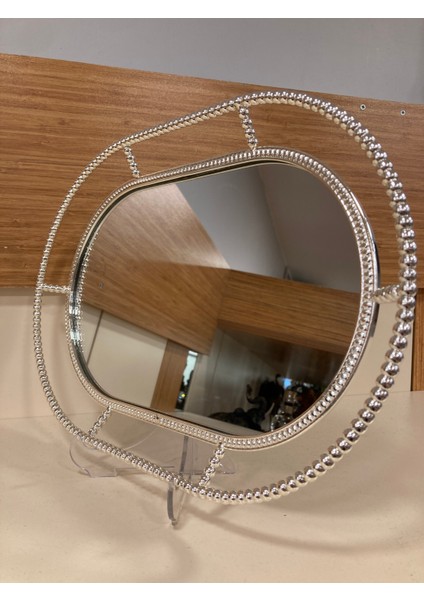 Tepsi Döküm Pirinç Oval Aynalı Gümüş 37X25 cm modelleri
