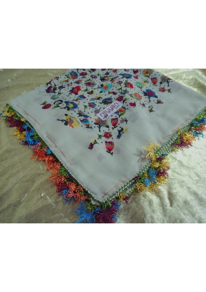 ve Reyhan El Emeği Iğne Oyası Yazma , Fular ,yemeni, Mevlit Örtüsü ,hediyelik 4 Kenarı Oyalı fiyatları