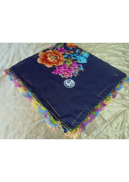 ve Reyhan El Emeği Iğne Oyası Yazma , Fular ,yemeni, Mevlit Örtüsü ,hediyelik 4 Kenarı Oyalı