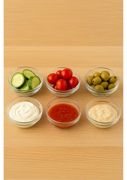 Cam Kase Seti 6’lı 155 ml fiyatları