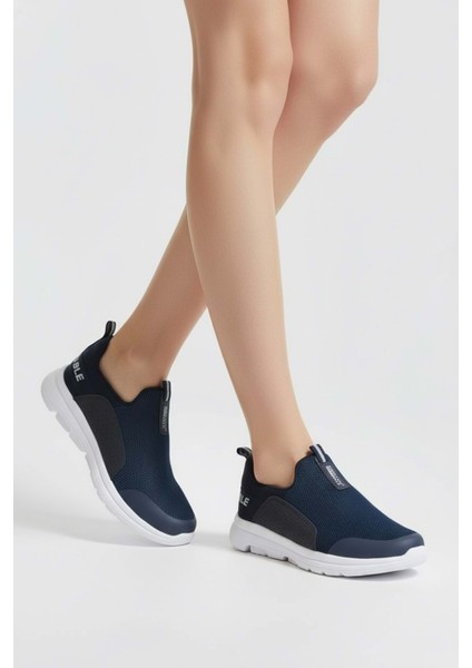 2231-BESTOF Anatomik Tabanlı Ultra Hafif Bağcıksız Unisex Yürüyüş Ayakkabısı - NKT02231-LACIVERT-40 fırsatları