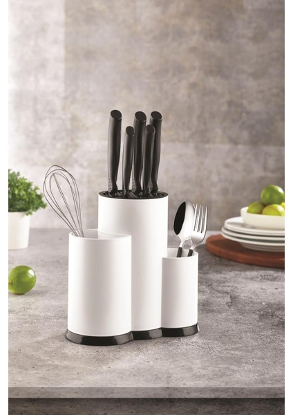 Tezgah Üstü Beyaz Kaşıklık & Bıçaklık & Kepçelik & Organizer fiyatları