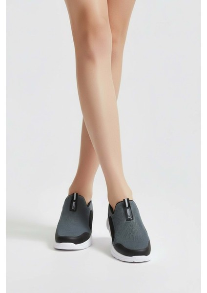 2231-BESTOF Anatomik Tabanlı Ultra Hafif Bağcıksız Unisex Yürüyüş Ayakkabısı - NKT02231-FÜME-37 modelleri