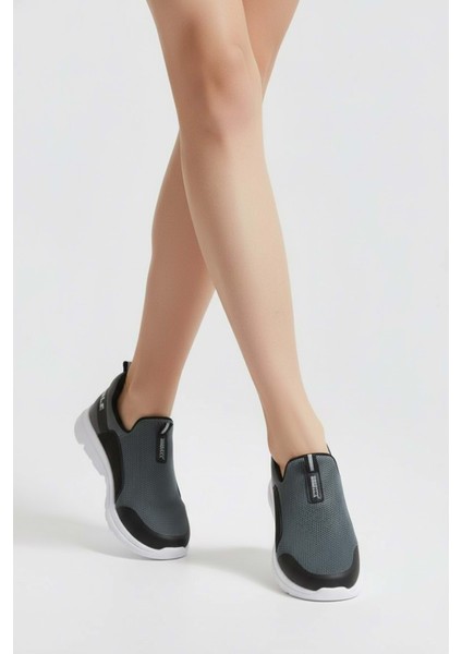 2231-BESTOF Anatomik Tabanlı Ultra Hafif Bağcıksız Unisex Yürüyüş Ayakkabısı - NKT02231-FÜME-37 fırsatları