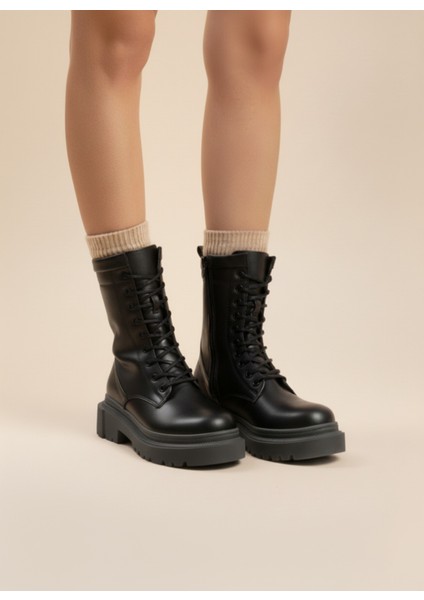 Kadın Postal Bot Kaymaz Termo Taban Suya Dayanıklı Fermuarlı Bağcıklı Tam Kalıp fiyatları