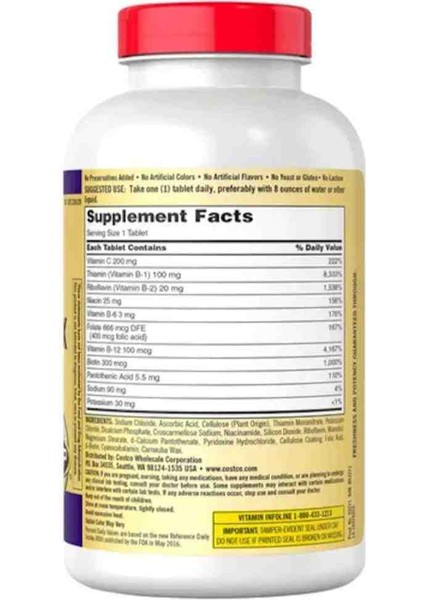 Signature Super B Complex With Electroltes 500 Tablet fiyatları