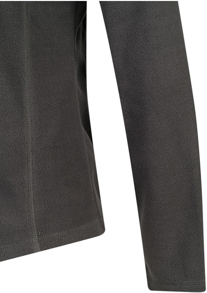 Camila Kadın Yarım Fermuarlı Ince Polar Sweatshirt Antrasit fırsatları