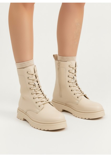 Kadın Postal Bot Kaymaz Termo Taban Suya Dayanıklı Fermuarlı Bağcıklı Tam Kalıp fırsatları