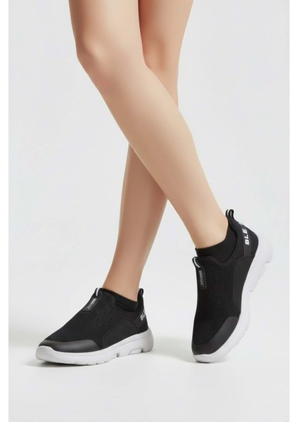 2231-BESTOF Anatomik Tabanlı Ultra Hafif Bağcıksız Unisex Yürüyüş Ayakkabısı - NKT02231-SIYAH-GRI-37 indirimleri