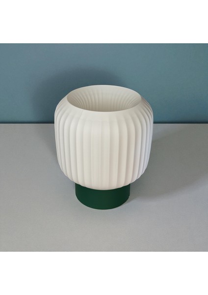 Beyaz Yeşil Modern Abajur- Masa Lambası modelleri