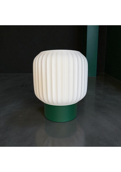Beyaz Yeşil Modern Abajur- Masa Lambası fırsatları