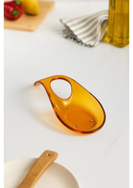 Akrilik Bal Tezgah Üstü Kirli Kaşıklık & Kepçe Altlığı modelleri