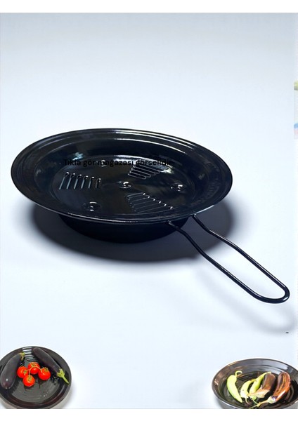 Közleme Tavası Patlıcan Biber Kestane Közmatik Uzun Çakmak Maşa Ocak Küçültücü Büyük Közleme Tava modelleri