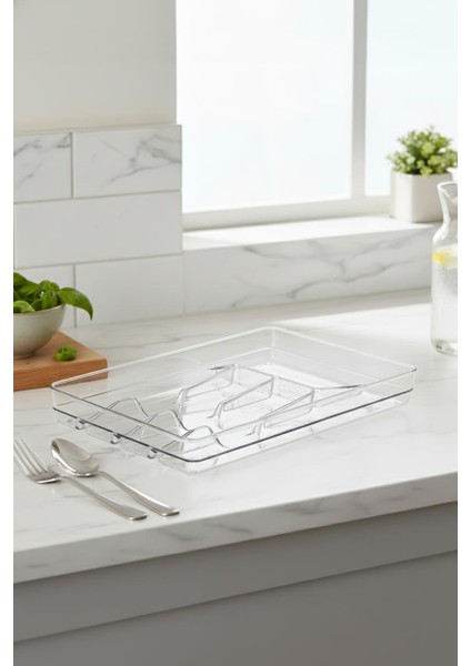 Şeffaf Akrilik Raf Içi Kaşıklık 26,5×34,5×4,5 cm fiyatları