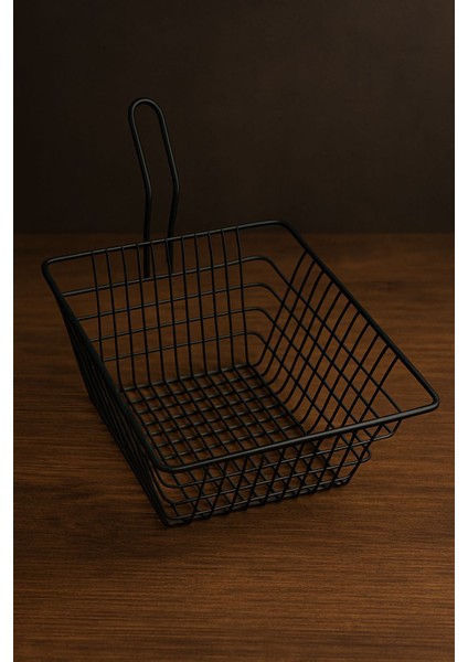 Şık Siyah Tel Sepet – Meyve, Sebze ve Servis Için fiyatları