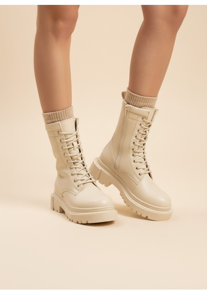 Kadın Postal Bot Kaymaz Termo Taban Suya Dayanıklı Fermuarlı Bağcıklı Tam Kalıp modelleri