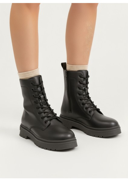 Kadın Postal Bot Kaymaz Termo Taban Suya Dayanıklı Fermuarlı Bağcıklı Tam Kalıp fırsatları