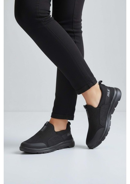 2231-BESTOF Anatomik Tabanlı Ultra Hafif Bağcıksız Unisex Yürüyüş Ayakkabısı - NKT02231-SIYAH-38 fiyatları