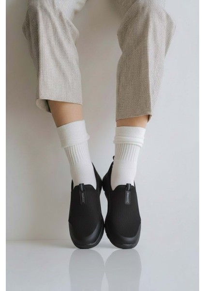 2231-BESTOF Anatomik Tabanlı Ultra Hafif Bağcıksız Unisex Yürüyüş Ayakkabısı - NKT02231-SIYAH-38 modelleri