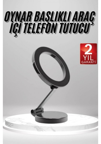 Ieg Magsafe Telefon Tutucu 360 Dönebilen Ayarlanabilir Araç Içi Tutucu