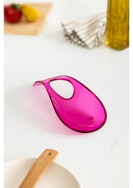 Akrilik Pembe Tezgah Üstü Kirli Kaşıklık & Kepçe Altlığı modelleri