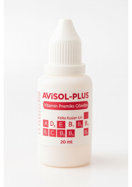 Avisol Plus Kuşlar Için Multivitamin 20 cc