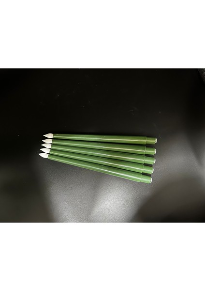 3 Adet 32 cm Yeşil Renk Şamdan LED Mum fiyatları