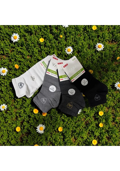 Erkek Kısa Sportmen Çorap 6'lı