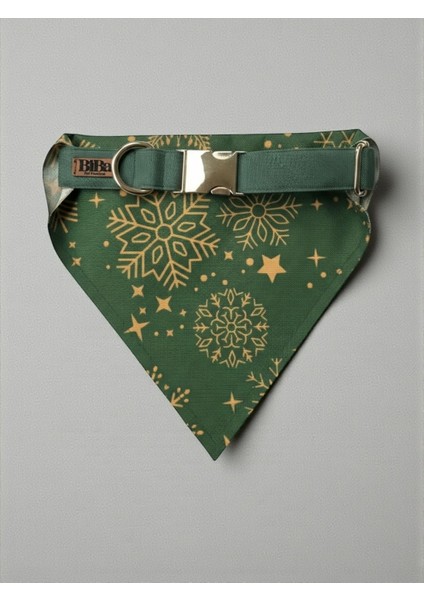 Yılbaşı Konsept Köpek Boyun Tasması -Yeşil Çıkarılabilir Fular fiyatları