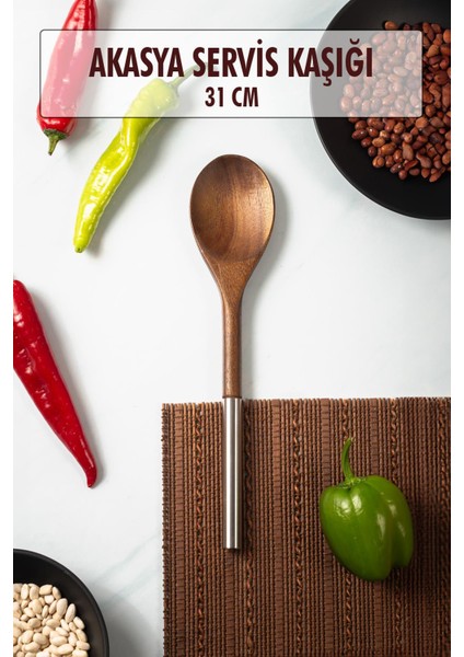 Akasya Servis Kaşığı & Sunum Kaşığı
