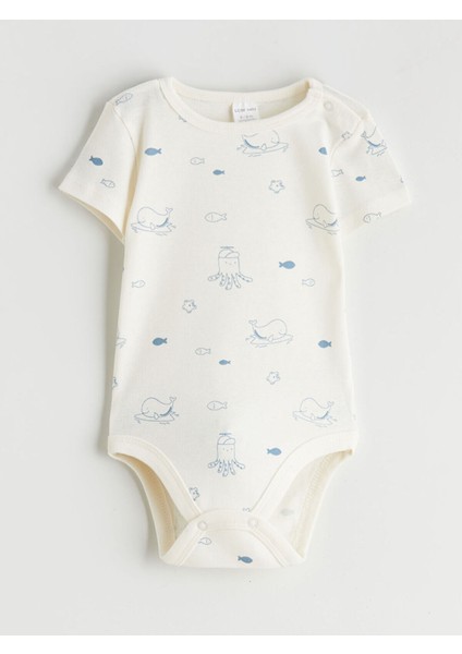 Yeni Sezon Kısa Kollu Erkek Bebek Çıtçıtlı Body 2'li modelleri