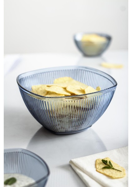 Akrilik Barok Lacivert Orta Boy Kare Meyve & Salata Kasesi & Karıştırma Kabı / 1,5 Lt (Cam Değildir) modelleri