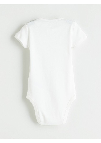 Cey Yeni Sezon Organik Kumaş Kız Bebek Çıtçıtlı Bodysuit 2'li indirimleri