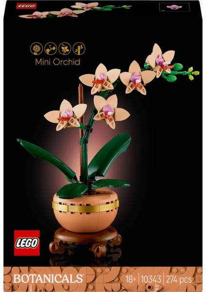 ® Botanicals Mini Orkide 10343 - Yetişkinler Için Model Yapım Seti (274 Parça) fırsatları