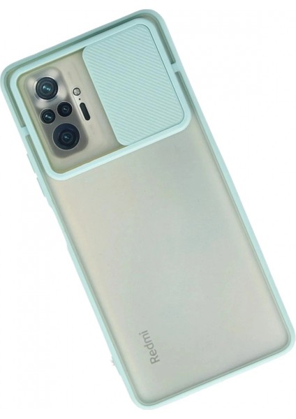 Ieg Xiaomi Redmi Note 10 Pro Kılıf Palm Buzlu Kamera Sürgülü Silikon - Turkuaz fiyatları